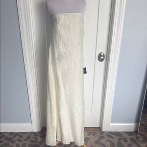 Lulu's Cream Maxi Dress